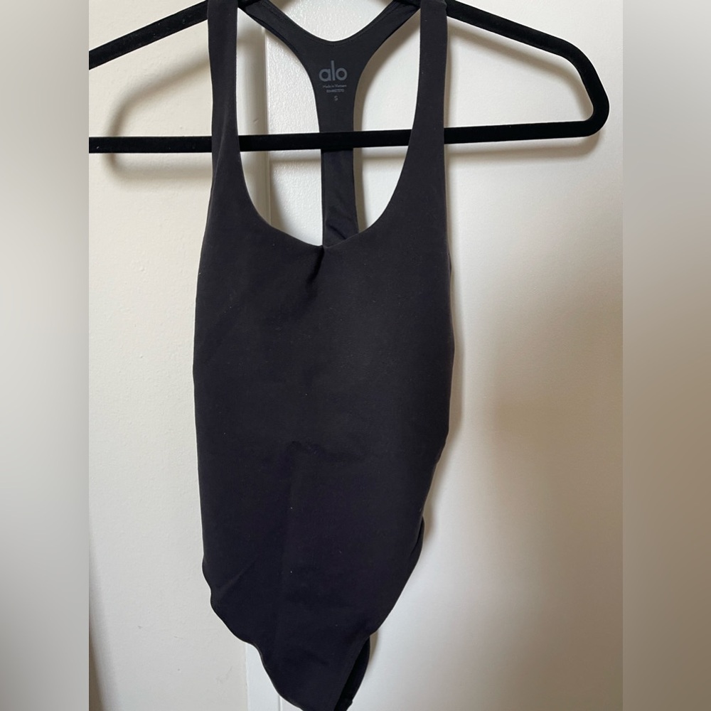 Black alo bodysuit